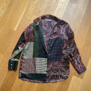 Zara Button Down Printed Shirt